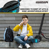 Minecraft Boys Fashion Waist Pack with Adjustable Strap, Creeper Travel Bag - Gamer Gifts