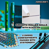 Minecraft Pencil Case Kids Teens Filled with Gamer Stationery Set School Supplies Creeper - Get Trend