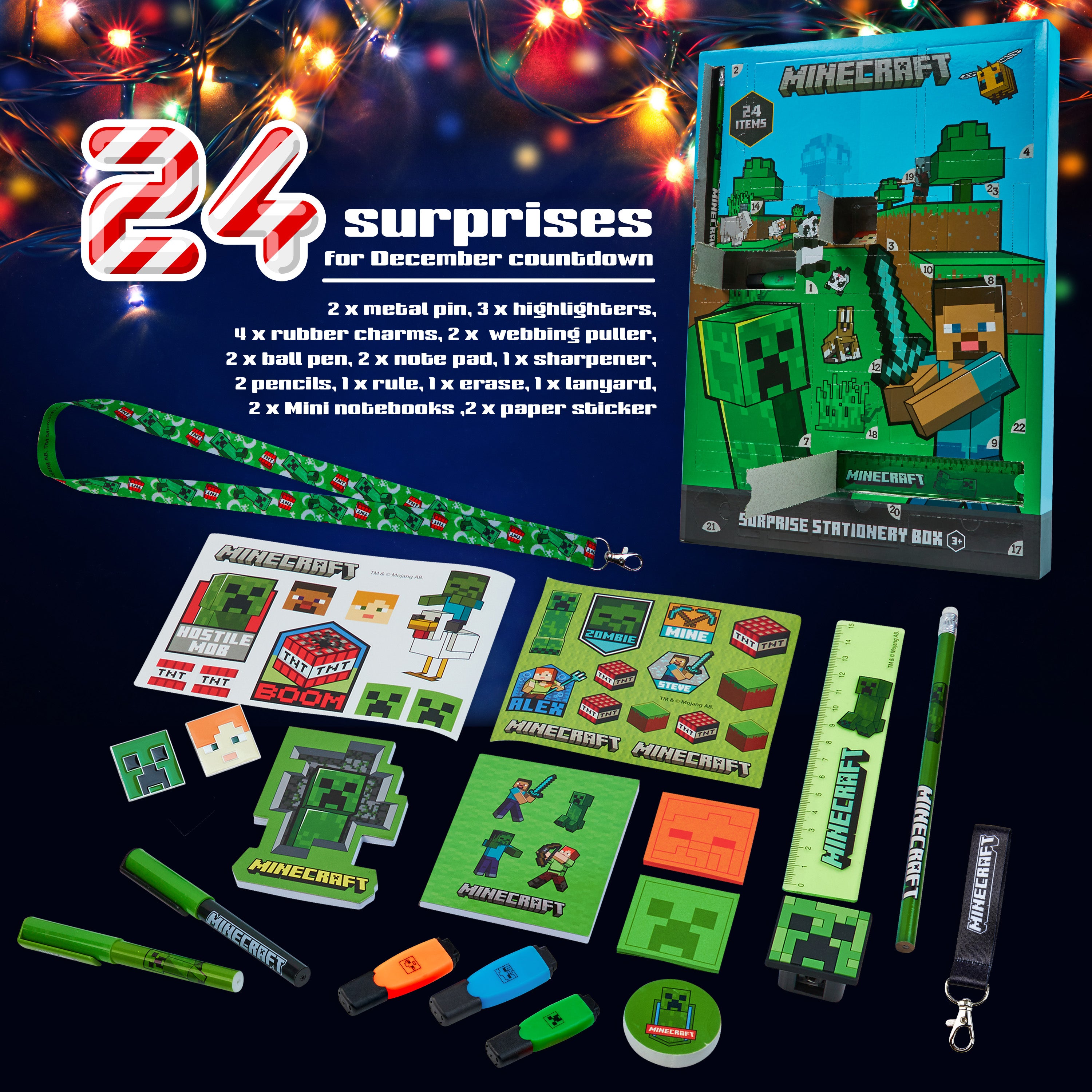 Minecraft Advent Calendar 2023 for Kids and Teenagers - Get Trend