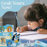 Bluey Stationery Set for Kids Notebook & Colouring Pencils Set - Get Trend