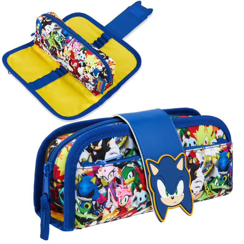 Sonic The Hedgehog Pencil Case for Boys