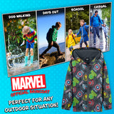 Marvel Boys Waterproof Jacket, Fleece Lining Raincoat for Boys - Get Trend