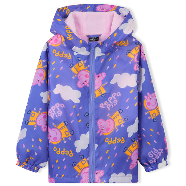 Peppa Pig Kids Waterproof Jacket - Rain Coat for Girls