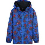 Marvel Boys Waterproof Jacket Avengers Spiderman Hooded Jacket Fleece Lining Raincoat - Get Trend