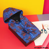 Marvel Boys Waterproof Jacket Avengers Spiderman Hooded Jacket Fleece Lining Raincoat - Get Trend