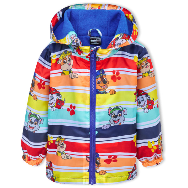 Paw Patrol Kids Waterproof Jacket, Raincoats with Fleece Lining for Girls and Boys