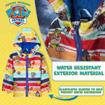 Paw Patrol Kids Waterproof Jacket, Raincoats with Fleece Lining for Girls and Boys - Get Trend