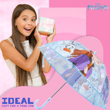 Disney Frozen Clear Dome Umbrella for Girls - Frozen transparent Umbrella - Get Trend