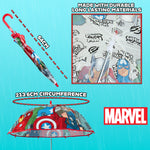 Marvel Avengers Clear Dome Umbrella for Kids Folding Transparent Umbrella - Get Trend