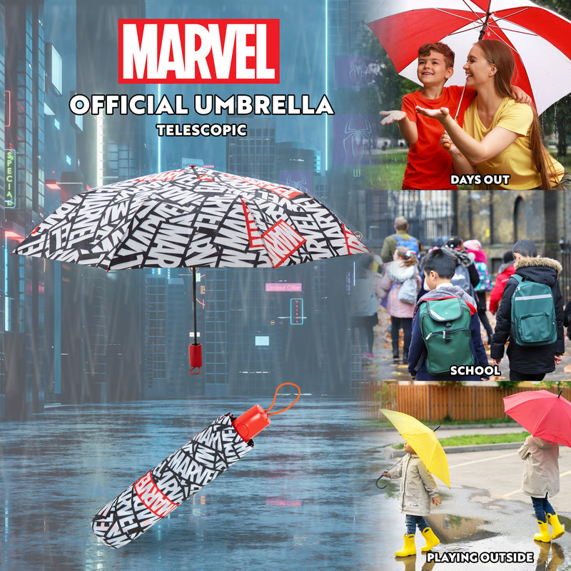 Marvel Kids Umbrella - Folding Telescopic Umbrella - Get Trend