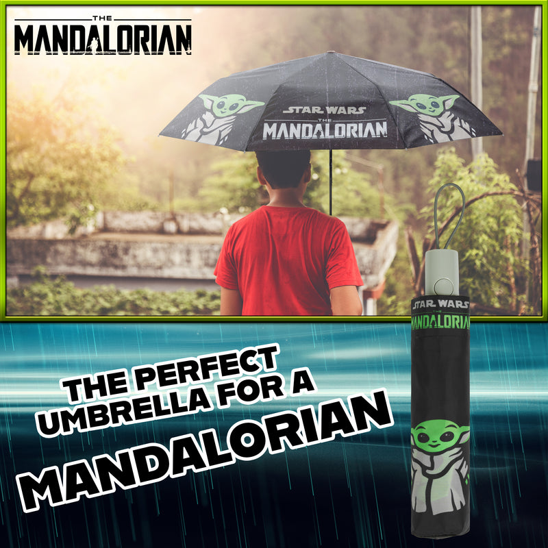 Disney The Mandalorian Folding Umbrella for Adults and Teenagers