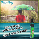 RICK AND MORTY Folding Umbrella for Adults and Teenagers, Folding Telescopic Umbrella - Get Trend