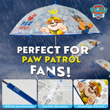 Paw Patrol Umbrella with Clear Dome - Lightweight Kids Travel Accessories - Get Trend