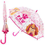 Paw Patrol Skye,  Stick Umbrella for Kids, Clear Dome Lightweight Kids Umbrella