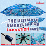 Disney Automatic Umbrella for Adults Teens Kids - Folding Telescopic Umbrella