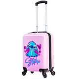 Disney Stitch Suitcase Hard Shell 49.5 x 32 x 21cm 28L Capacity - Get Trend