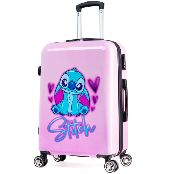 Disney Stitch Carry On Travel Bag - Pink Stitch Medium