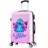 Disney Stitch Suitcase Hard Shell 66.5 x 45.5 x 25.5cm 50L Capacity - Get Trend