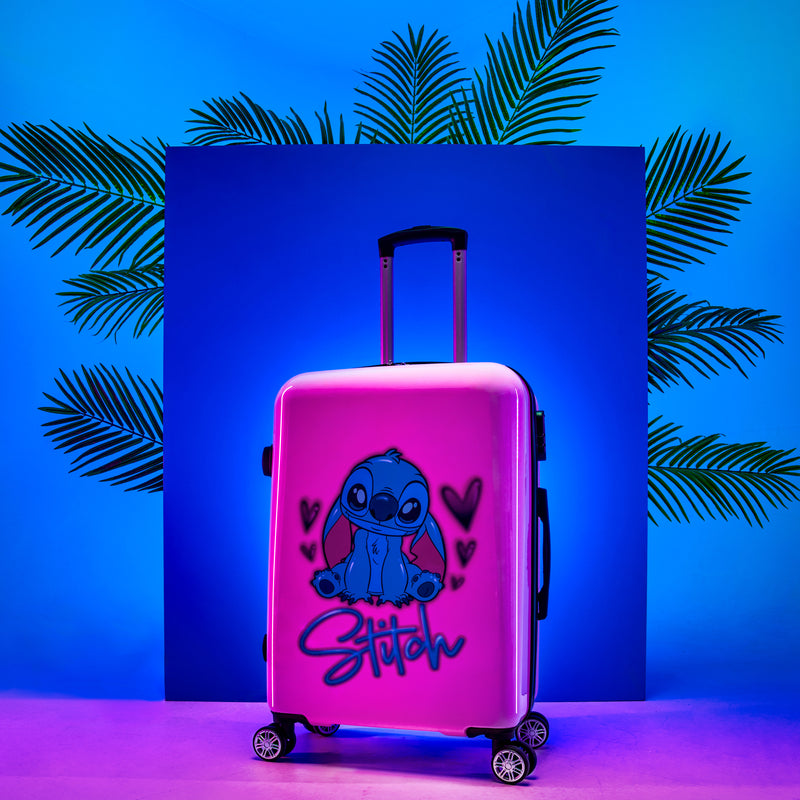 Disney Stitch Carry On Travel Bag - Pink Stitch Medium - Get Trend