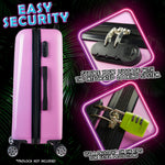 Disney Stitch Suitcase Hard Shell 66.5 x 45.5 x 25.5cm 50L Capacity - Get Trend