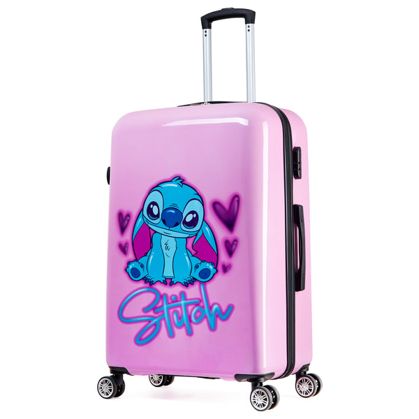 Disney Stitch Carry On Travel Bag - Pink Stitch Large