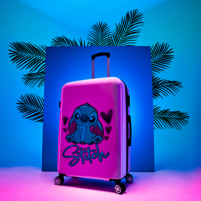 Disney Stitch Carry On Travel Bag - Pink Stitch Large - Get Trend