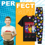 Pokemon Boys Pyjamas Set - Lounge Wear T-Shirt and Long Bottoms - Get Trend