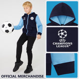 MANCHESTER CITY F.C. Zip Up Boys' Hoodies Teens Hooded Sweatshirt Man City Gifts