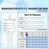 MANCHESTER CITY F.C. Zip Up Mens Hoodies Teens Hooded Sweatshirt Man City Gifts