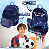 MANCHESTER CITY F.C. Backpack for Men Teens Rucksack Work Boys School Bag Official Merchandise Sports Travel Supporters' Gear Football Gifts for Men