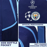 MANCHESTER CITY F.C. Backpack for Men Teens Rucksack Work Boys School Bag Official Merchandise Sports Travel Supporters' Gear Football Gifts for Men