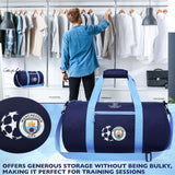 Manchester City F.C. Duffle Bag Sports Holdall for Men Teens