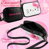 Hello Kitty Girls Handbag, Shoulder Bag with Adjustable Strap - Gifts for Girls