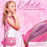 Barbie Girls Handbag, Cute Shoulder Bag with Adjustable Strap - Gifts for Girls