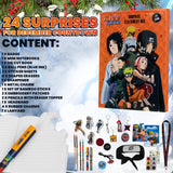 Naruto Advent Calendar 2024 Kids, Anime Stationery Countdown Calendar Kids Gifts