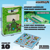 Minecraft Party Bags for Kids - Pack of 10