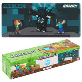 Minecraft Desk Pad for Kids and Teenagers, Non-Slip Desk Mouse Mat 80 x 35cm - Gamer Gifts (Blue)