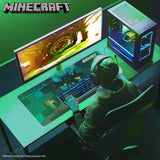 Minecraft Desk Pad for Kids and Teenagers, Non-Slip Desk Mouse Mat 80 x 35cm - Gamer Gifts (Blue)