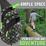 Minecraft Crossbody Bag for Boys Teens Creeper Sling Bag with Compartments Adjustable Strap Chest Bag for Travel Holidays Ideal for Phone Wallets Gamer Gifts - Get Trend
