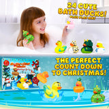 KreativeKraft Toy Advent Calendar 2025 for Kids, Bath Toys Countdown Calendar (Multi)