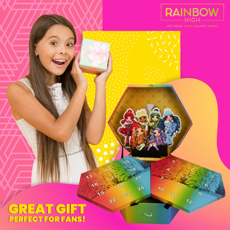 Rainbow High Advent Calendar 2023 for Girls - Jewellery Advent Calendar - Get Trend