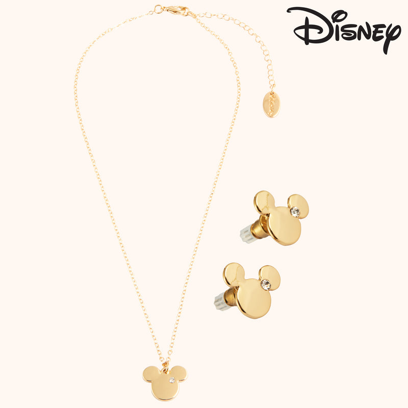Disney Jewellery Set - Earrings, Bracelet & Necklace - Mickey