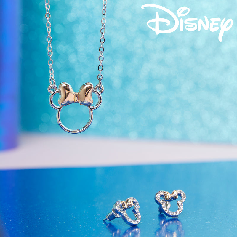 Disney Jewellery Set - Earrings, Bracelet & Necklace - Minnie - Get Trend