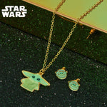 Disney Jewellery Set - Earrings, Bracelet & Necklace - Baby Yoda - Get Trend