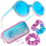 Disney Girls UV Protection Sunglasses, Case and Hair Accessories Set - ELSA - Get Trend