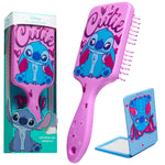 Disney Detangle Hair Brush for Women Teenagers Girls, Paddle Brush and Compact Mirror - Get Trend