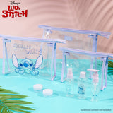 Disney Stitch Travel Essentials Set, Travel Makeup Bags Refillable Travel Bottles and Cosmetic Pots - Holiday Essentials