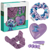 Disney Stitch Hair Clips and Hair Accessories Set Scrunchie Brush - Stitch Gifts