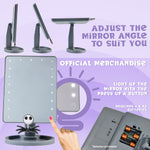 Disney The Nightmare Before Christmas LED Table Mirror with Trinket Tray (Grey) - Get Trend