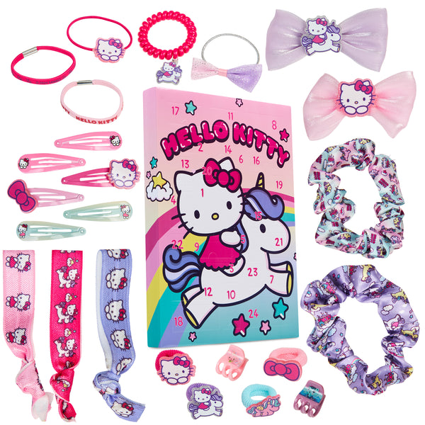 Hello Kitty Advent Calendar 2024, Girls Hair Accessories Countdown Calendar